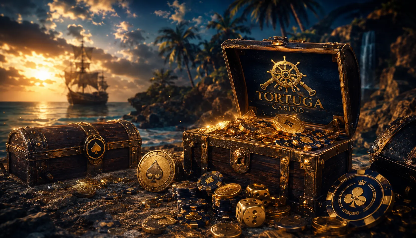 Bonus de bienvenue de Tortuga Casino : 120 % jusqu'à 1 200 € et 250 tours gratuits